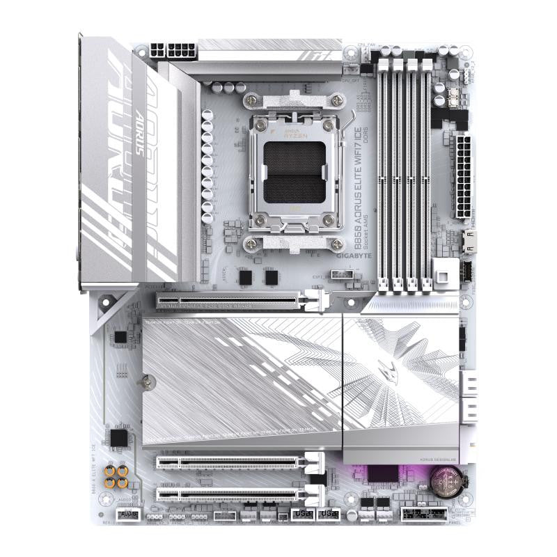 GIGABYTE B850 AORUS ELITE WF7 ICE - vue 2