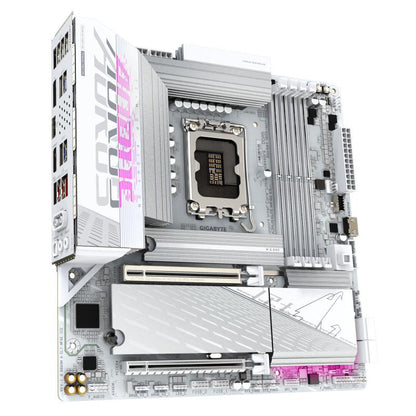 GIGABYTE B860M AORUS ELITE WF6E ICE - vue 3