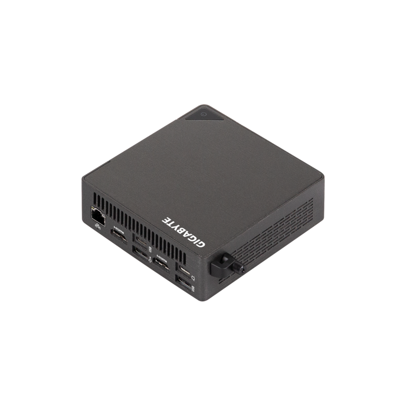 GIGABYTE BRIX Core Ultra 7 255H 2xDDR5 SO-DIMM 2HDMI 2USBC 0,46L mini PC - vue 2