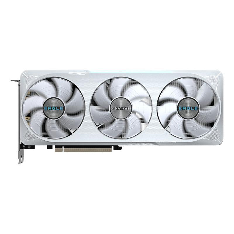 GIGABYTE GeForce RTX 5070 EAGLE OC ICE SFF 12G Carte Graphique - 12 Go GDDR7, 192 bits, PCI-E 5.0, 2587 MHz Core Clock, 3 x DP 2.1a, 1 x HDMI 2.1b, NVIDIA DLSS 4, GV-N5070EAGLEOC ICE-12GD - vue 2