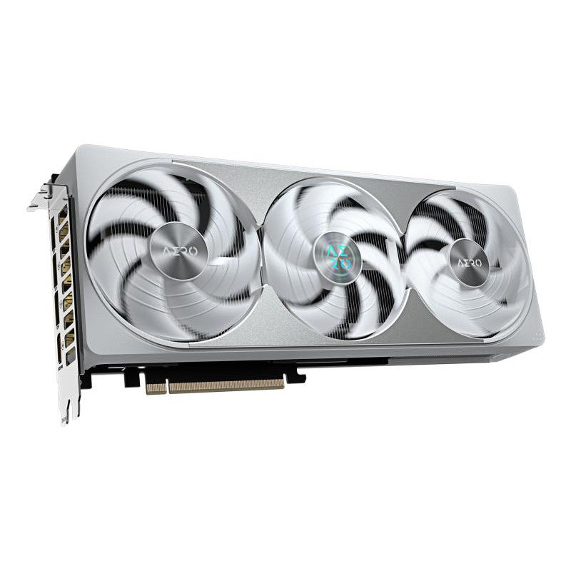 GIGABYTE GeForce RTX 5080 AERO OC SFF 16G Carte graphique - 16 Go GDDR7, 256 bits, PCI-E 5.0, 2730MHz Core Clock, 3 x DisplayPort, 1 x HDMI, GV-N5080AERO OC-16GD - vue 3