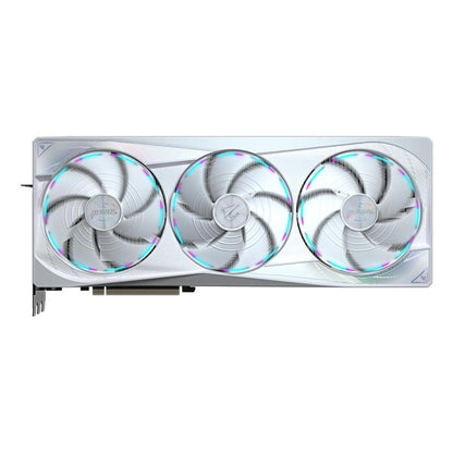 GIGABYTE AORUS GeForce RTX 5080 MASTER ICE 16G Carte Graphique - 16 Go GDDR7, 256 bits, PCI-E 5.0, 2805MHz Core Clock, 3 x DP 2.1a, 1 x HDMI 2.1b, NVIDIA DLSS 4, GV-N5080AORUSM ICE-16GD - vue 2