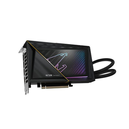 GIGABYTE AORUS GeForce RTX 5080 XTREME WATERFORCE 16G Carte Graphique - 16 Go GDDR7, 256 bits, PCI-E 5.0, 2805MHz Core Clock, 3 x DP 2.1a, 1 x HDMI 2.1b, NVIDIA DLSS 4, GV-N5080AORUSX W-16GD - vue 3