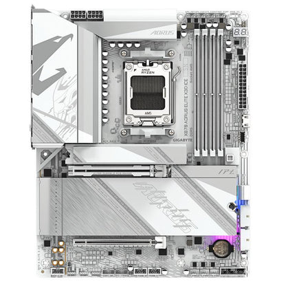 GIGABYTE X870 A ELITE X ICE - X870 X3D - vue 2