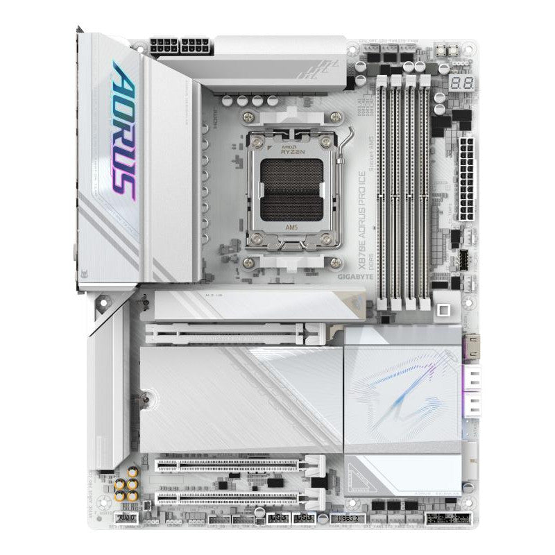 GIGABYTE X870E AORUS PRO ICE - vue 2