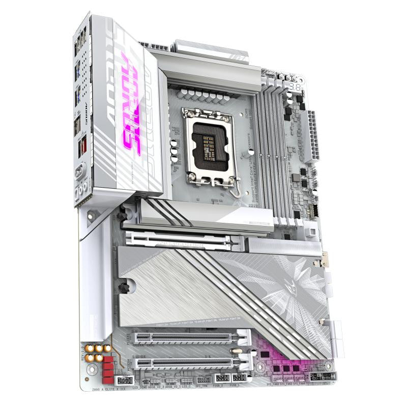 GIGABYTE Z890 AORUS ELITE X ICE - vue 3