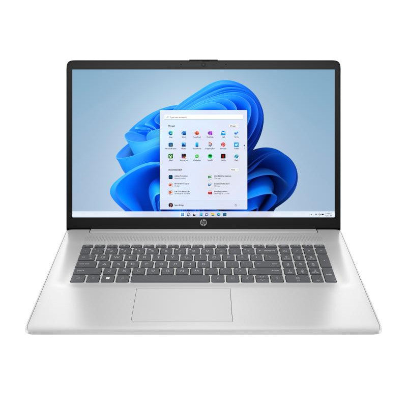 HP 17-cn4015nf Intel Core 7 150U Ordinateur portable 43,9 cm (17.3") Full HD 16 Go DDR4-SDRAM 1 To SSD Wi-Fi 6 (802.11ax) Windows 11 Home Argent
