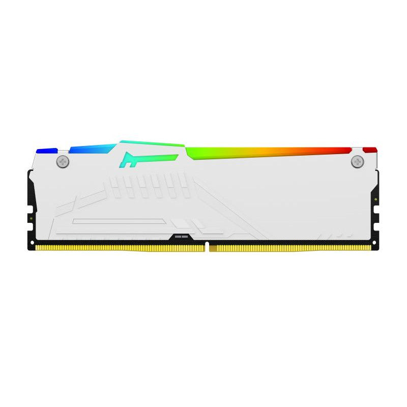 Kingston Technology FURY Beast 16GB 6000MT/s DDR5 CL36 DIMM White RGB EXPO - vue 3