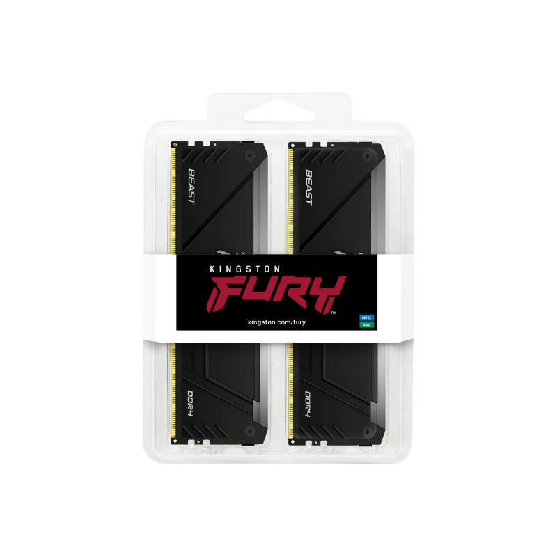 Kingston Technology FURY Beast 16GB 3600MT/s DDR4 CL17 DIMM (Kits de 2) RGB - vue 3