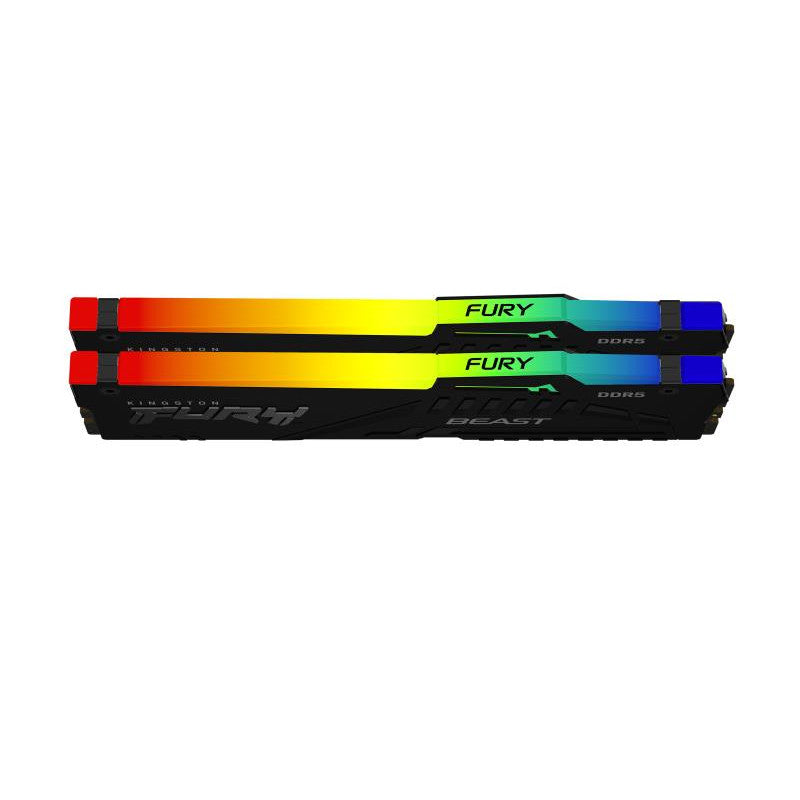 Kingston Technology FURY Beast 64GB 6000MT/s DDR5 CL30 DIMM (Kits de 2) RGB EXPO - vue 2