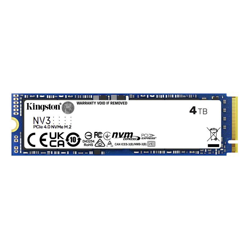 KINGSTON SSD NV3 4000G M.2 NVMe PCIe 4.0 *SNV3S/4000G - vue 3
