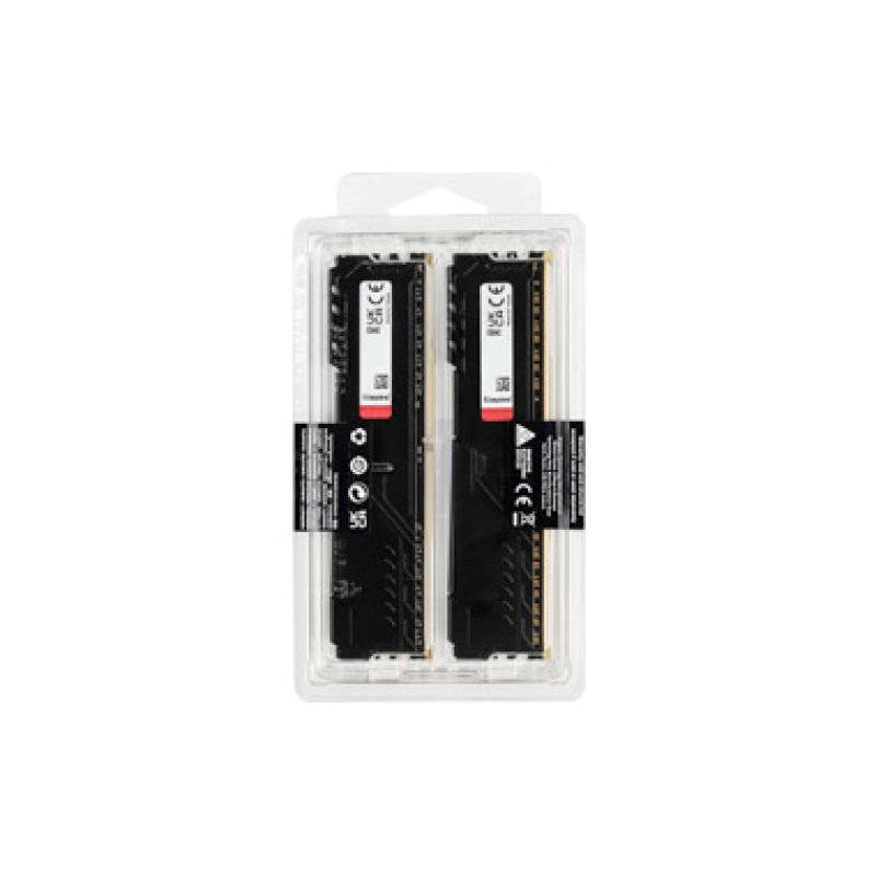 KINGSTON 16G (2x8G) D4 3200Mhz FURY Beast Black - vue 3