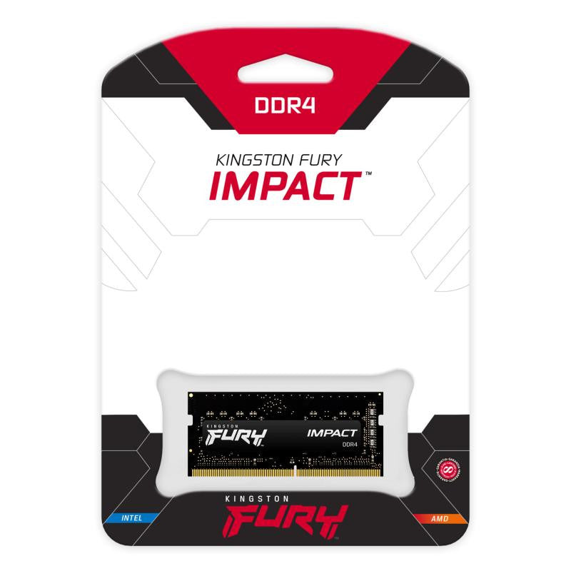 KINGSTON SODIMM 8G (1x8G) D4 3200Mhz FURY Impact - vue 3