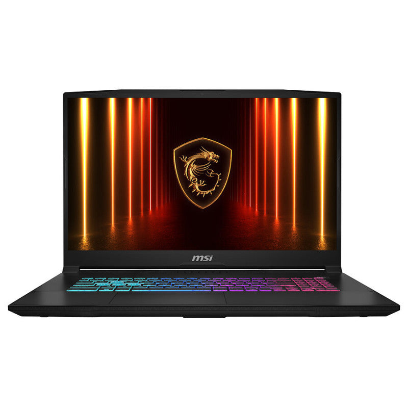 MSI Katana 17 HX B14WFK-006FR Intel® Core® i7 i7-14650HX Ordinateur portable 43,9 cm (17.3") Quad HD 32 Go DDR5-SDRAM 1 To SSD NVIDIA GeForce RTX 5060 Wi-Fi 6E (802.11ax) Windows 11 Pro Français Noir