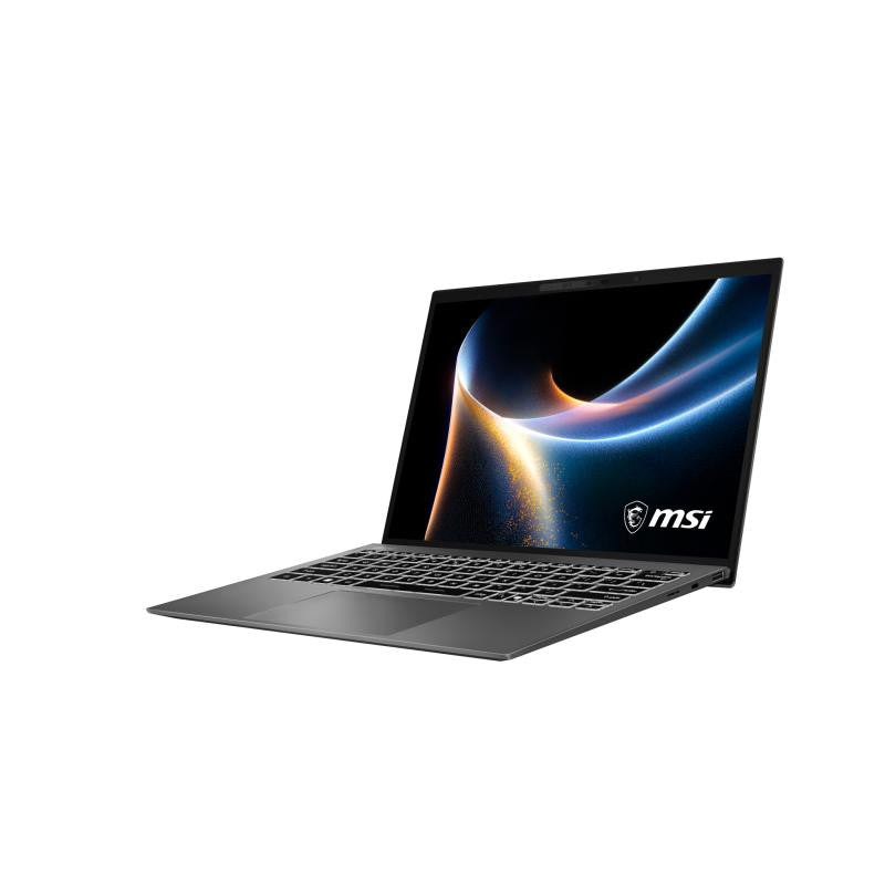 MSI Prestige 13 AI+ A3MG-001FR Copilot+ PC Intel Core Ultra 9 386H Ordinateur portable 33,8 cm (13.3") 2.8K 32 Go LPDDR5x-SDRAM 1 To SSD Wi-Fi 7 (802.11be) Windows 11 Home Français Gris