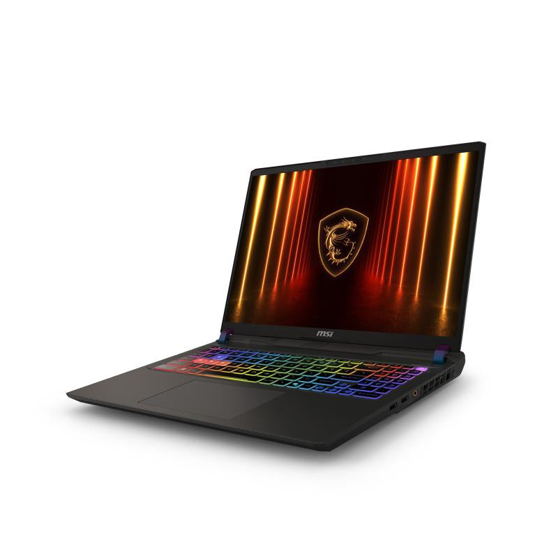 MSI Vector 16 HX AI A2XWHG-087FR Intel Core Ultra 7 255HX Ordinateur portable 40,6 cm (16") Quad HD+ 16 Go DDR5-SDRAM 1 To SSD NVIDIA GeForce RTX 5070 Ti Wi-Fi 7 (802.11be) Windows 11 Home Français Gris