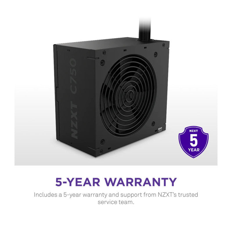 NZXT ATX 3.1 750 Watt 80 Plus Bronze - vue 2