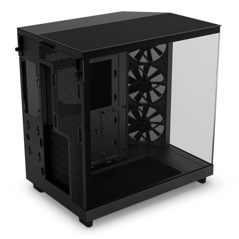 NZXT H6 Flow Blacko - vue 3