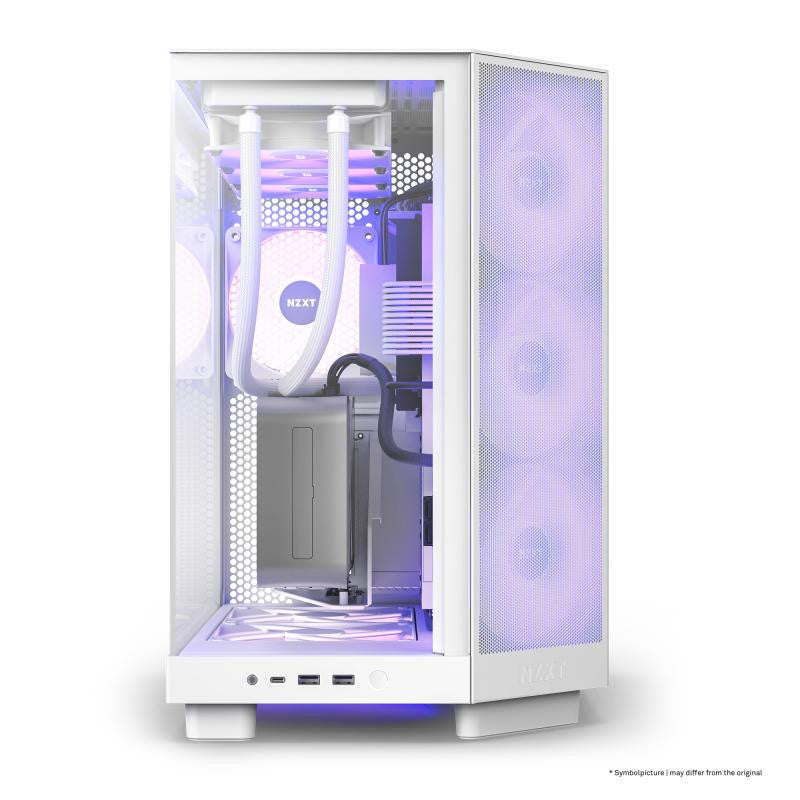 NZXT H6 Flow RGB Whiteo - vue 2