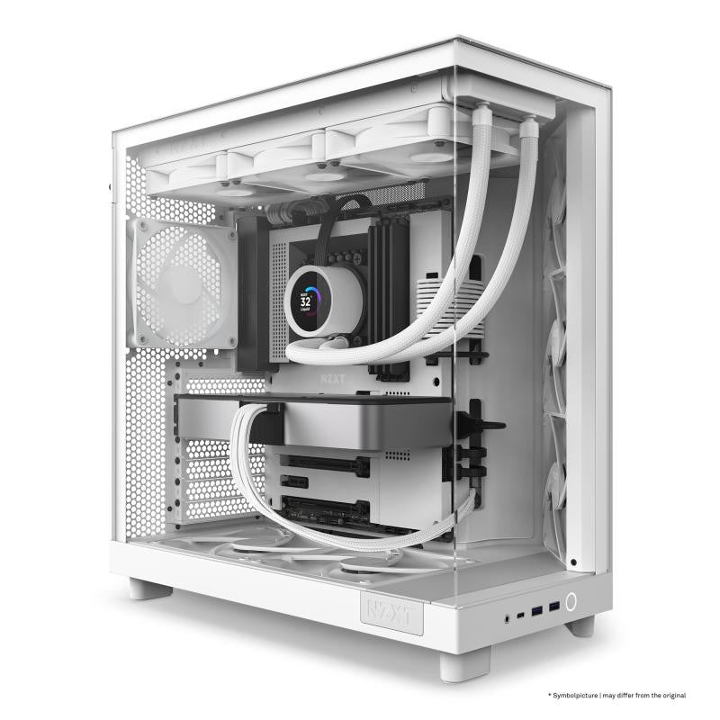 NZXT H6 Flow Whiteo - vue 3