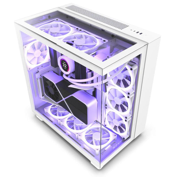 NZXT H9 Elite Whiteo - vue 2