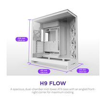 NZXT H9 Flow White - vue 2