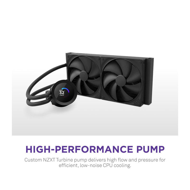 NZXT Kraken Plus 240 Processeur Refroidisseur de liquide tout-en-un 12 cm Noir - vue 3