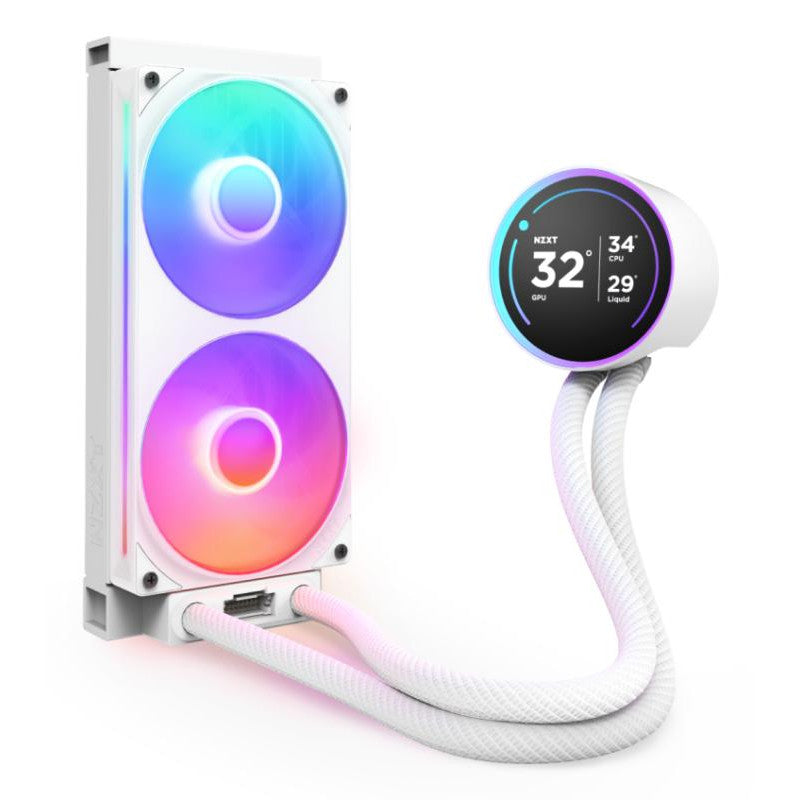 NZXT Kraken Elite 240 RGB Processeur Refroidisseur de liquide tout-en-un 12 cm Blanc 1 pièce(s) - vue 2