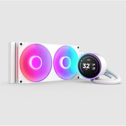 NZXT Kraken Elite 280 RGB Processeur Refroidisseur de liquide tout-en-un 14 cm Blanc 1 pièce(s)