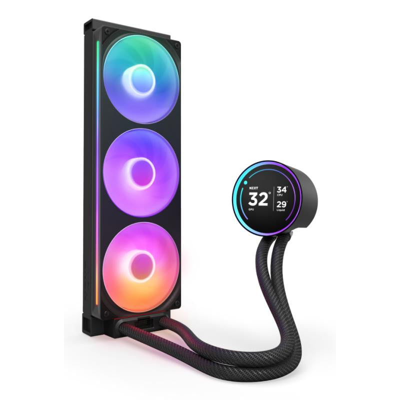 NZXT Kraken Elite 360 RGB Processeur Refroidisseur de liquide tout-en-un 12 cm Noir 1 pièce(s) - vue 2