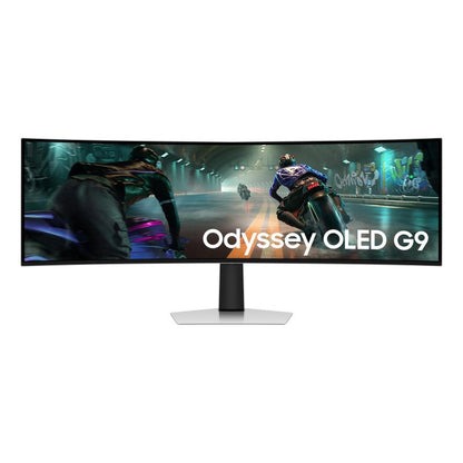Samsung S49DG910SU écran plat de PC 124,5 cm (49") 5120 x 1440 pixels Dual QHD OLED Argent - vue 2