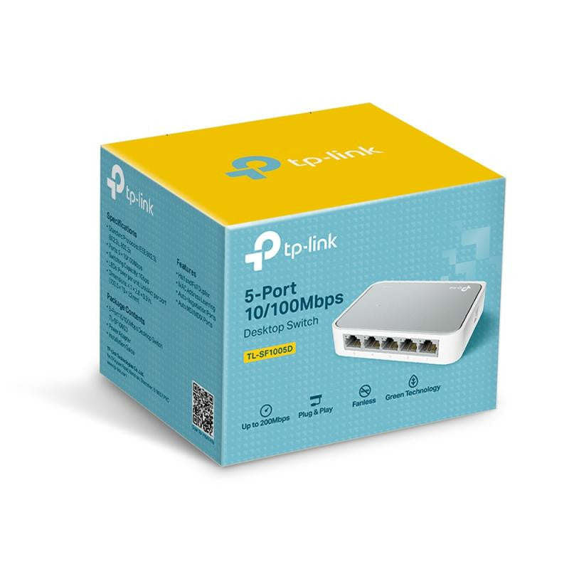 TP-Link TL-SF1005D - Switch de bureau 5 ports 10/100 Mbps - vue 3