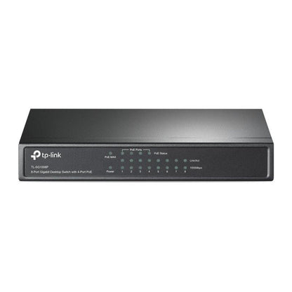 TP-Link TL-SG1008P Géré Gigabit Ethernet (10/100/1000) Connexion Ethernet, supportant l'alimentation via ce port (PoE) Gris - vue 2