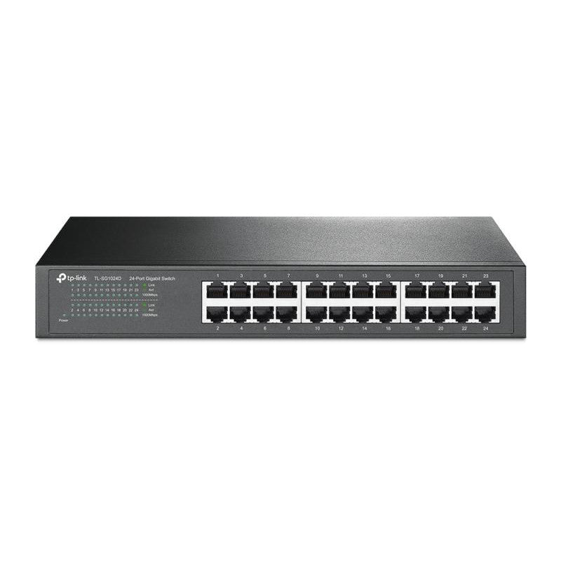 TP-Link TL-SG1024D - Switch rackable/de bureau 24 ports Gigabit - vue 2
