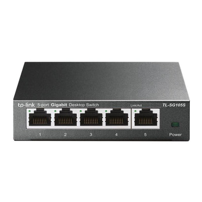 TP-Link TL-SG105S - Switch de bureau 5 ports Gigabit - Boîtier métal