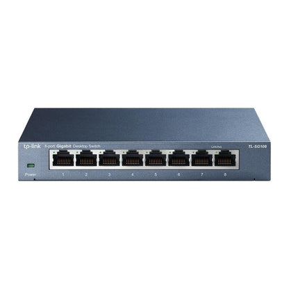 TP-LINK TL-SG108 V3 - Switch de bureau 8 ports Gigabit - Boîtier métal - vue 2