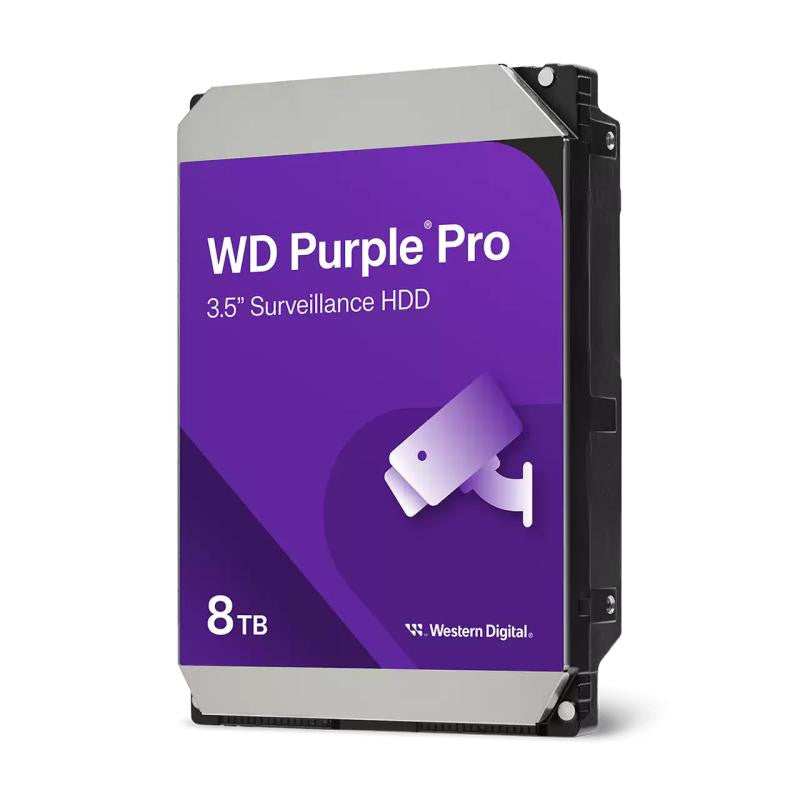 Western Digital Purple Pro Smart Video HDD 8TB disque dur 8 To 7200 tr/min 3.5" SATA - vue 2