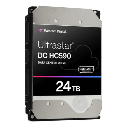 Western Digital HDD Ultrastar DC HC590 24To - WUH722624ALE6L4 - vue 3